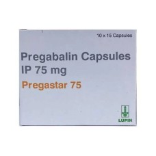 Pregabalin Lyrica:  Pregastar 75 Mg